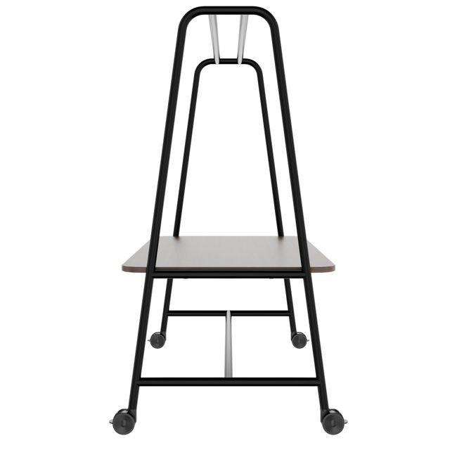 ROUND Multipurpose Tisch | 1600 - 1800 x 740 - 1050 mm, Nussbaum