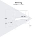 ROUND Multipurpose Tisch | 1600 - 1800 x 740 - 1050 mm, Nussbaum - 9 Thumbnail Image