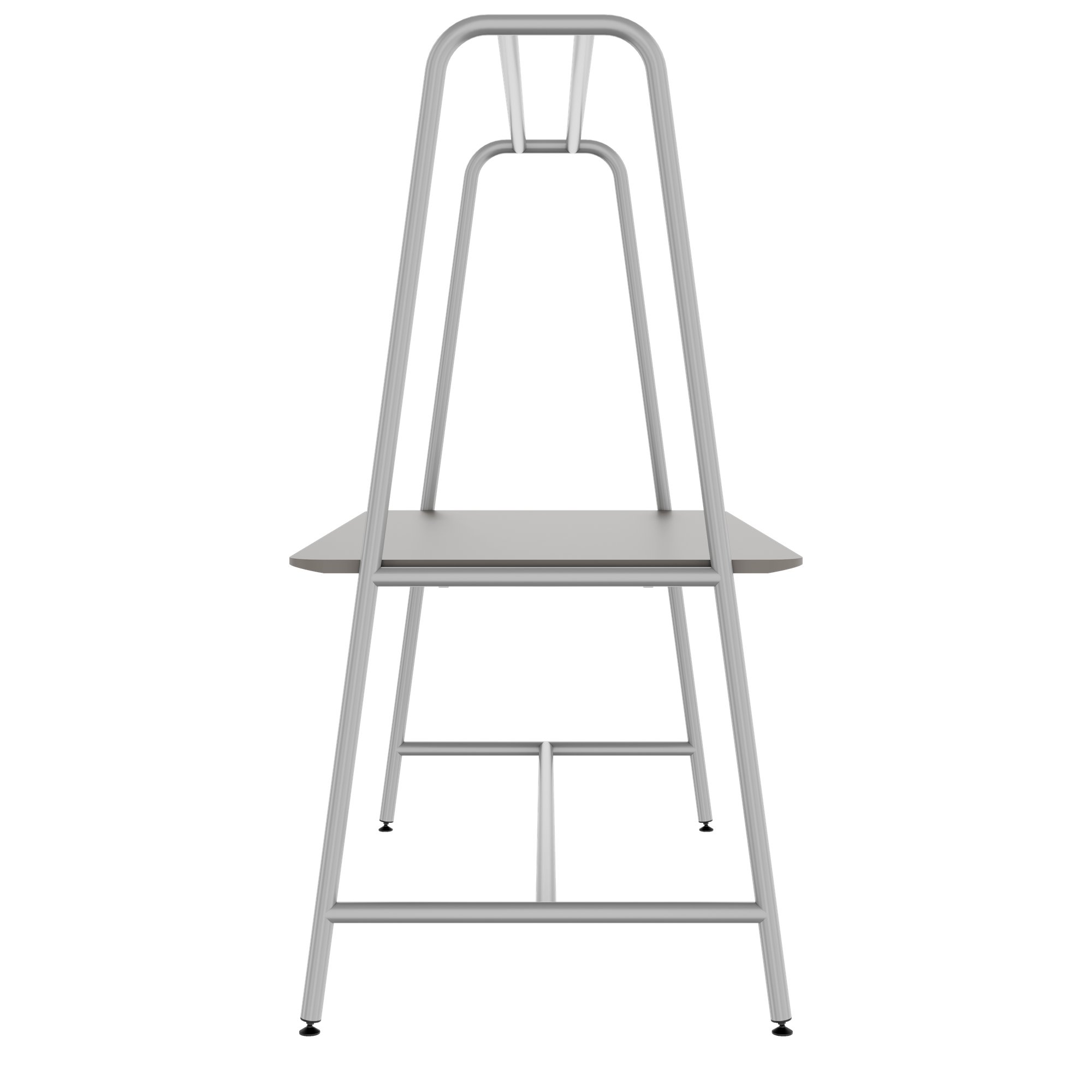 Round multipurpose table | 1600 - 1800 x 740 - 1050 mm, Fenix ​​gray - 4 Main Image