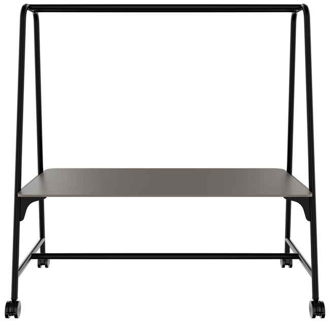 ROUND Multipurpose Tisch | 1600 - 1800 x 740 - 1050 mm, Fenix Grau