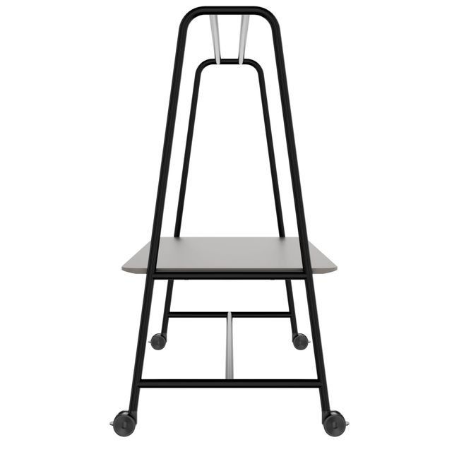 ROUND Multipurpose Tisch | 1600 - 1800 x 740 - 1050 mm, Fenix Grau