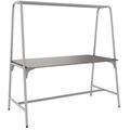 Round multipurpose table | 1600 - 1800 x 740 - 1050 mm, Fenix ​​gray - 1 Thumbnail Image