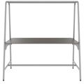 Round multipurpose table | 1600 - 1800 x 740 - 1050 mm, Fenix ​​gray - 2 Thumbnail Image