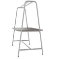 Round multipurpose table | 1600 - 1800 x 740 - 1050 mm, Fenix ​​gray - 3 Thumbnail Image