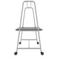 Round multipurpose table | 1600 - 1800 x 740 - 1050 mm, Fenix ​​black - 4 Thumbnail Image