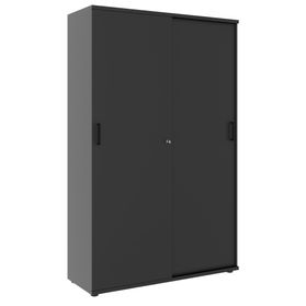 UNI Schiebetürenschrank | 5 OH, 1200 x 1897 mm, Anthrazit