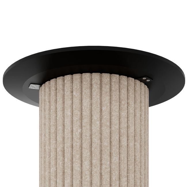 PARTHOS Beistelltisch | Ø700 mm, Säulen-Gestell