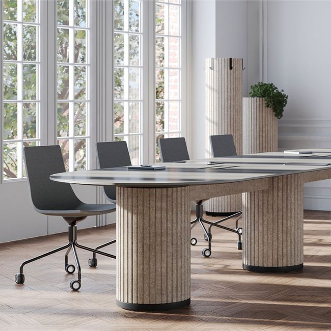 PARTHOS Konferenztisch | 6-12 Sitzplätze, optionale Stromversorgung