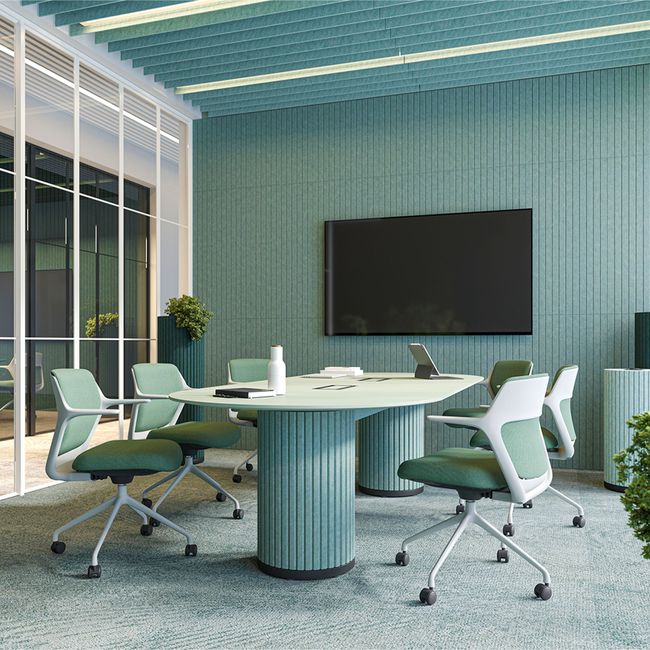 PARTHOS Konferenztisch | 6-12 Sitzplätze, optionale Stromversorgung