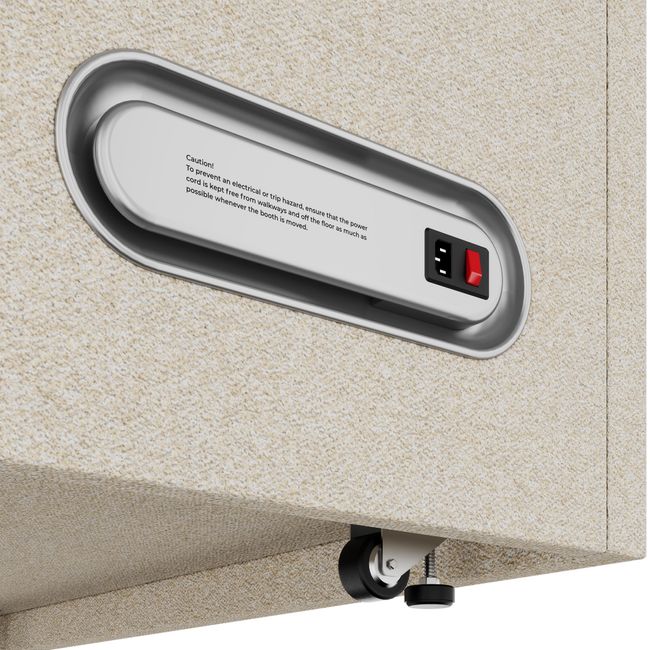 Soundbox CALMA | Schallisolierte Telefonbox, für 1 Person Soundbox CALMA | Schallisolierte Telefonbox, für 1 Person