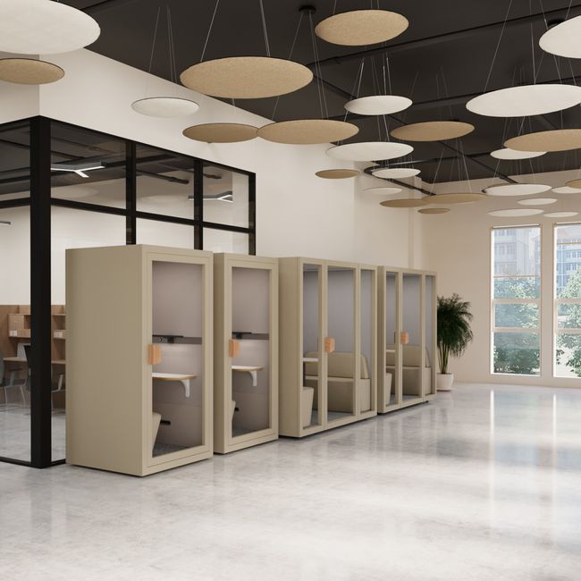 Soundbox CALMA | Schallisolierte Telefonbox, für 1 Person