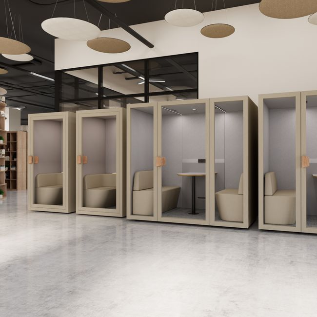 Soundbox CALMA | Schallisolierte Telefonbox, für 1 Person