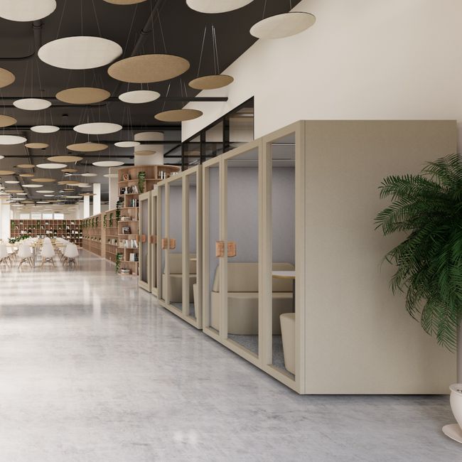 Soundbox CALMA | Schallisolierte Telefonbox, für 1 Person