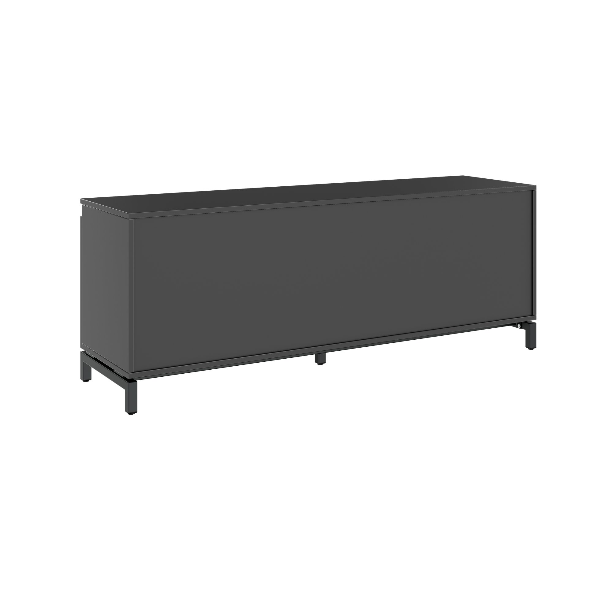 ART Lowboard | 1 oh, 1600 x 600 mm, gris foncé - 4 Main Image
