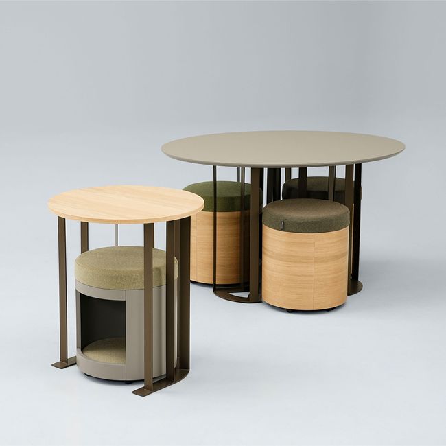 ZooZoo Beistelltisch | Runde oder elliptische Tischplatte