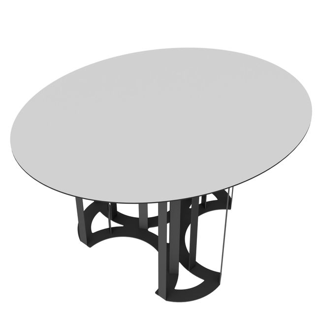 ZooZoo Beistelltisch | Runde oder elliptische Tischplatte