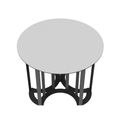 ZooZoo Beistelltisch | Runde oder elliptische Tischplatte