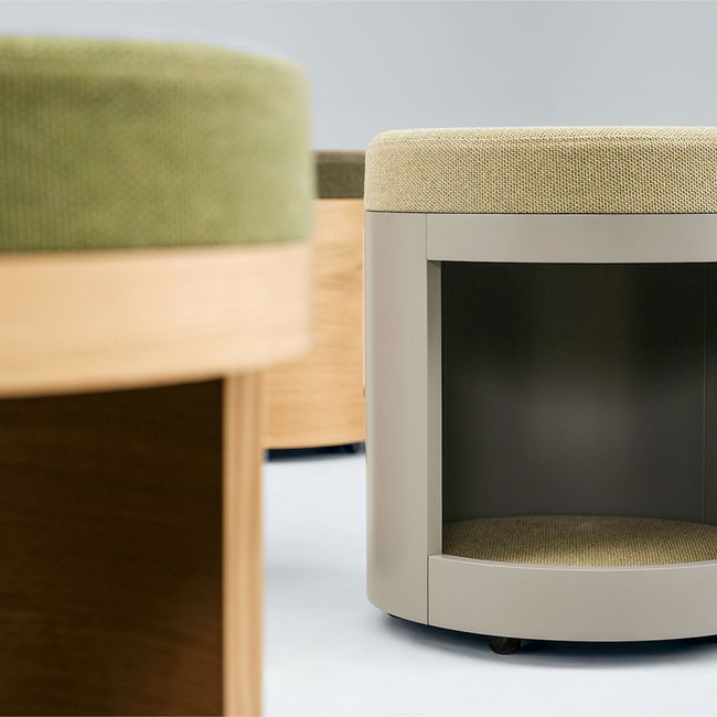 ZooZoo Sitzhocker | Ø400 mm, mit Ablagefach