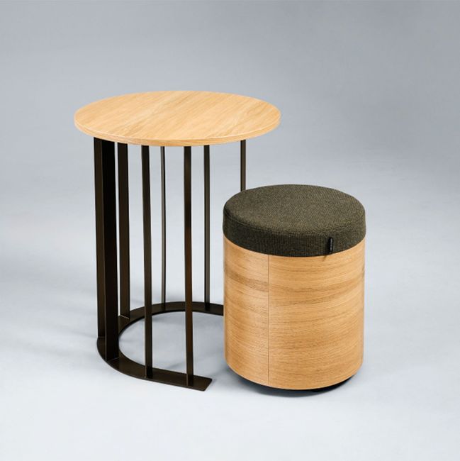 ZooZoo Sitzhocker | Ø400 mm, mit Ablagefach