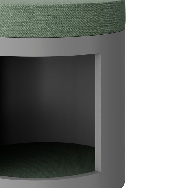 ZooZoo Sitzhocker | Ø400 mm, mit Ablagefach