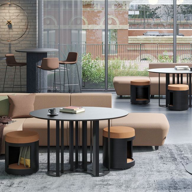 ZooZoo Sitzhocker | Ø400 mm, mit Ablagefach