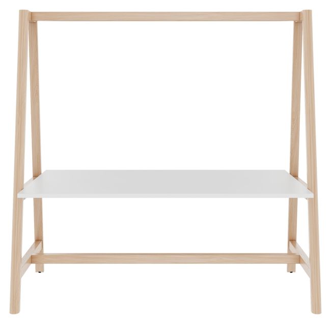 NOVA WOOD Multipurpose Tisch | 1400 - 1800 x 740 - 1050 mm, Weiß