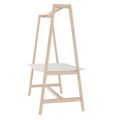 NOVA WOOD Tabella multiuso | 1400 - 1800 x 740 - 1050 mm, HPL White - 3 Thumbnail Image