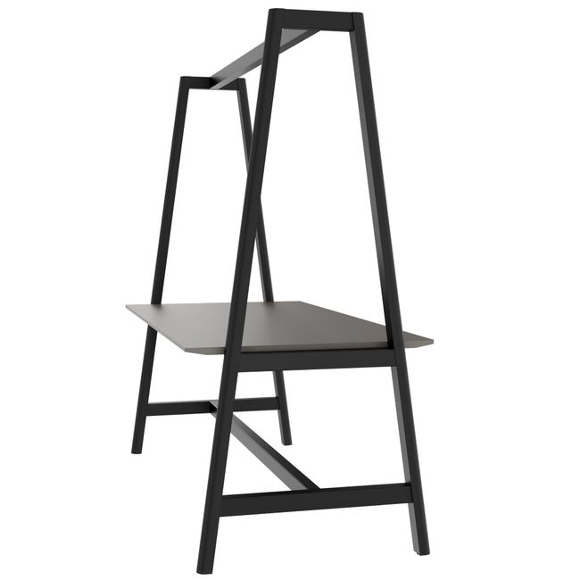 NOVA WOOD Multipurpose Tisch | 1400 - 1800 x 740 - 1050 mm, Fenix Grau