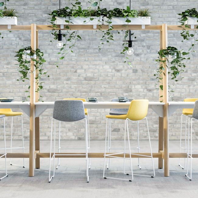 NOVA WOOD Multipurpose Tisch | 1400 - 1800 x 740 - 1050 mm, Fenix Grau