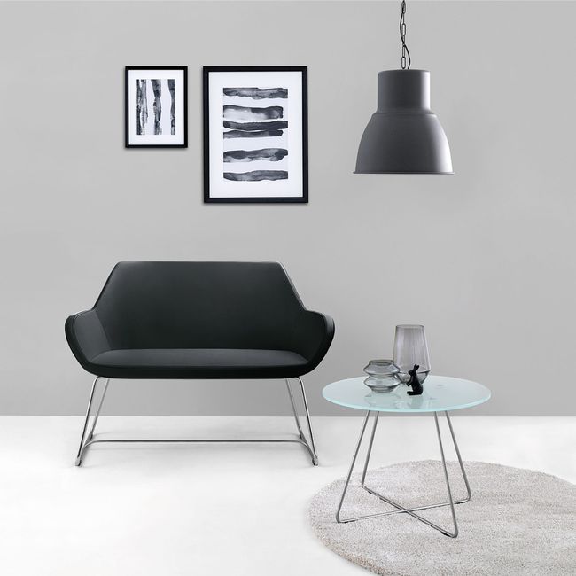 profim – FAN Sofa | 2-Sitzer, Kufengestell