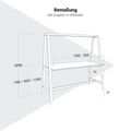 NOVA WOOD Multipurpose Tisch | 1400 - 1800 x 740 - 1050 mm, Fenix Schwarz - 7 Thumbnail Image