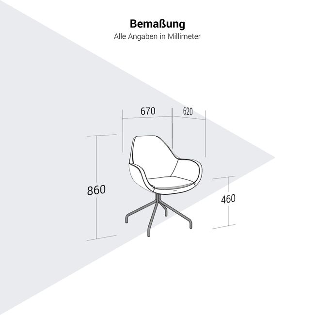 profim – FAN Konferenzstuhl | Spinnenfuß