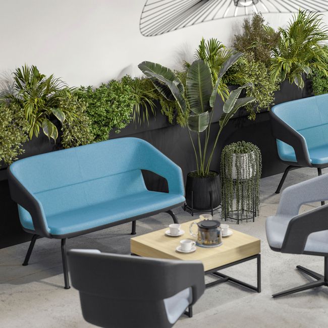 TWIST&SIT Soft Sofa | 2- oder 3-Sitzer, niedrige Rückenlehne