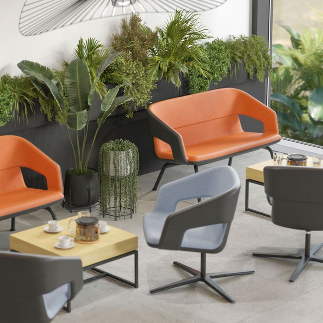 TWIST&SIT Soft Sofa | 2- oder 3-Sitzer, niedrige Rückenlehne