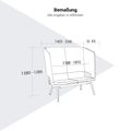 TWIST&SIT Soft Sofa | 2- oder 3-Sitzer, hohe Rückenlehne