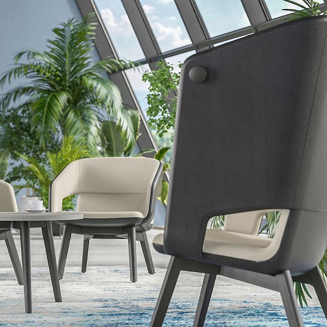 TWIST&SIT Soft Sessel | 1-Sitzer, niedrige Rückenlehne