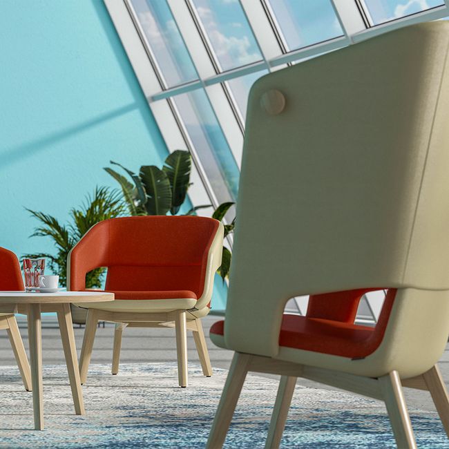 TWIST&SIT Soft Sessel | 1-Sitzer, niedrige Rückenlehne