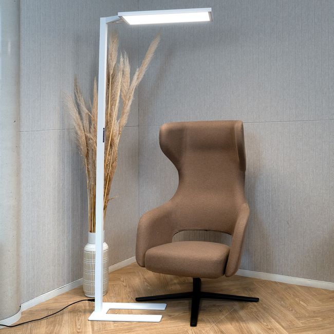 GLORIA Büro-Stehlampe | 13.500 Lumen, Bewegungs- & Tageslichtsensor
