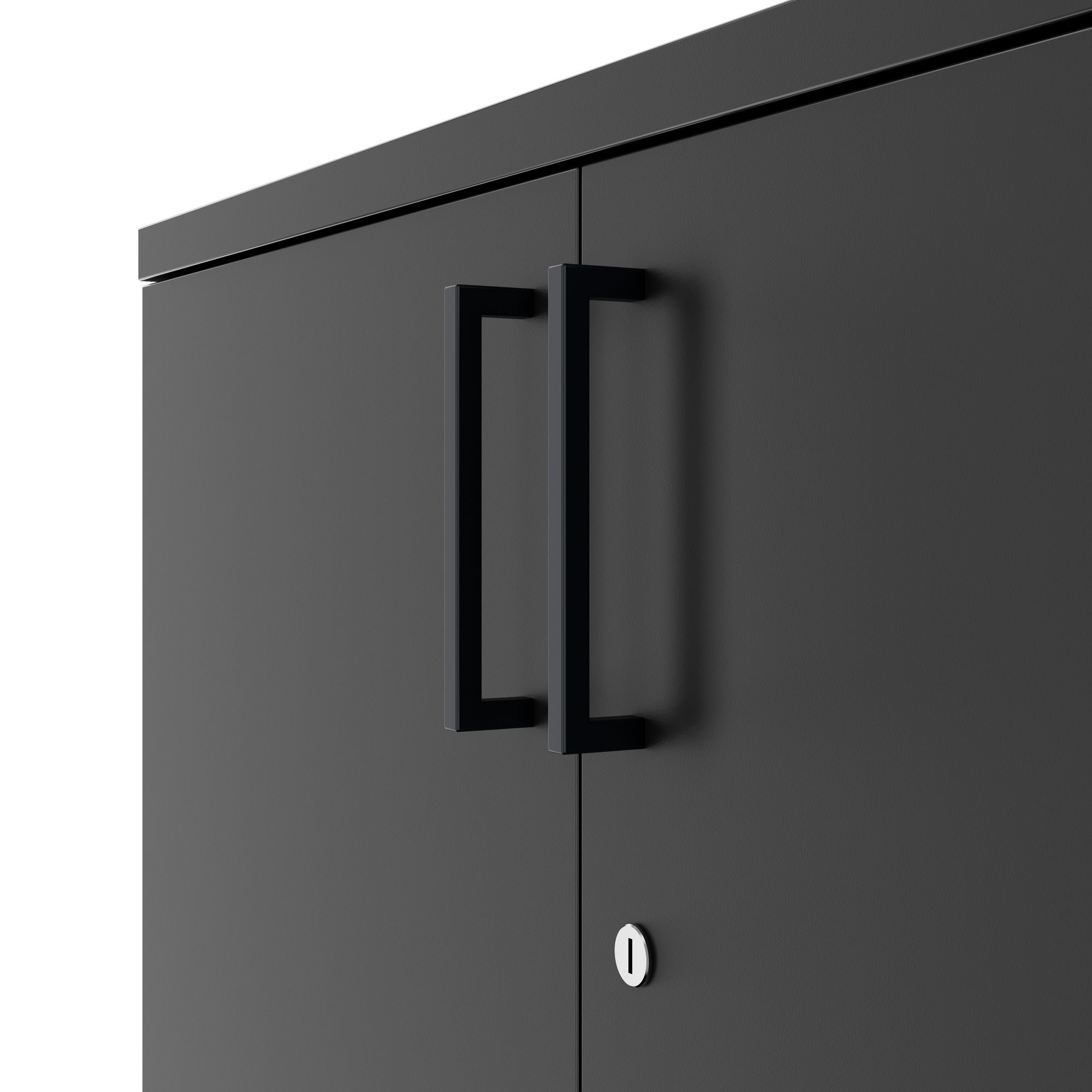 UNI Flügeltürenschrank | 2 OH, 800 x 777 mm, Anthrazit - 8 Main Image