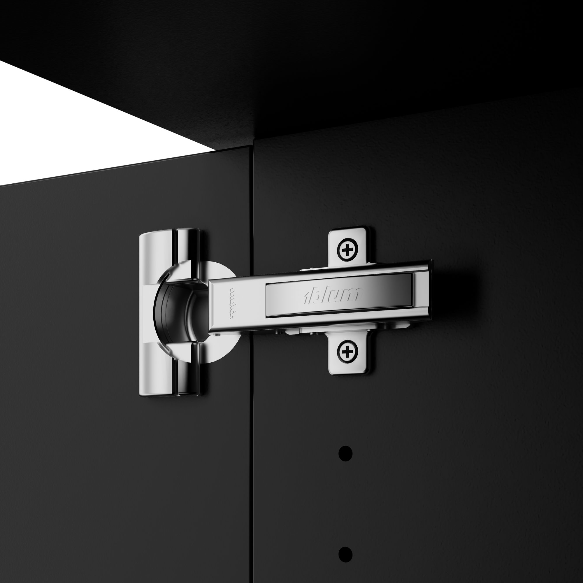 UNI Flügeltürenschrank | 2 OH, 800 x 777 mm, Anthrazit - 4 Main Image