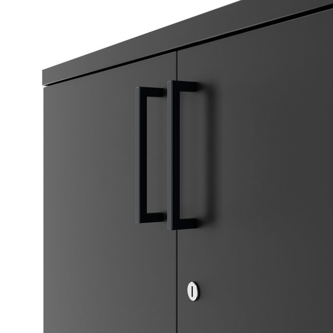 UNI Flügeltürenschrank | 2 OH, 800 x 777 mm, Anthrazit