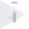 PARTHOS Akustiksäule | Ø 380 x 800 - 1600 mm, über 20 Farben