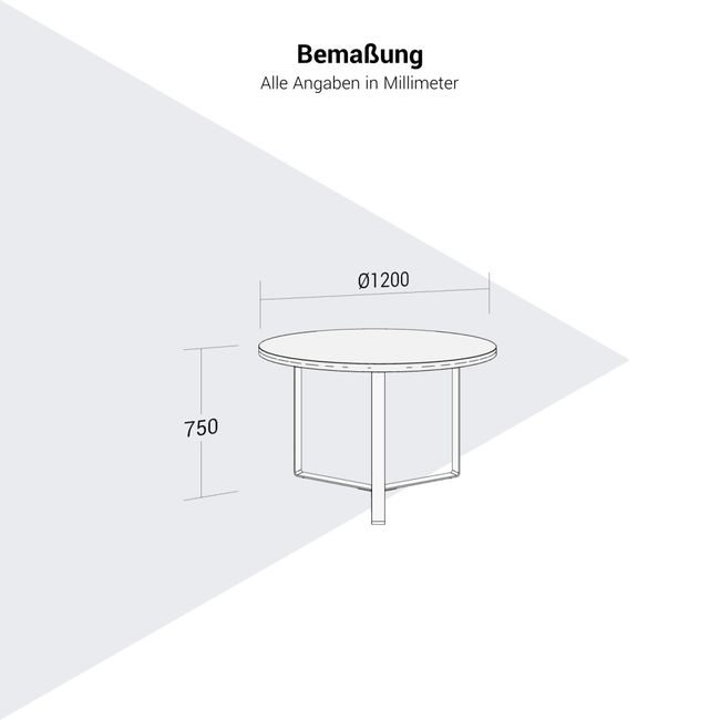 PLANA Besprechungstisch | 1200 x 750 mm (3 Personen)