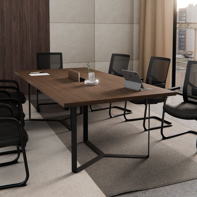 PLANA Konferenztisch | 2400-4200 x 750 mm (8-14 Personen)