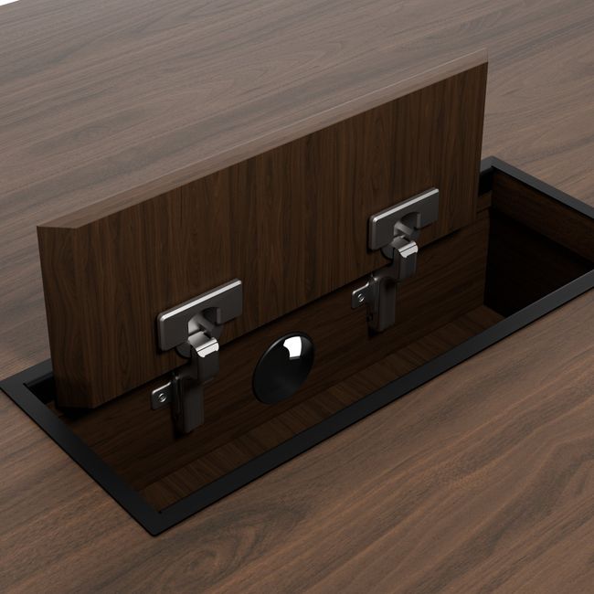 PLANA Konferenztisch | 2400-4200 x 750 mm (8-14 Personen)