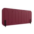 ROUND PET Akustik-Tischtrennwand | 1180-1780 mm, über 20 Farben