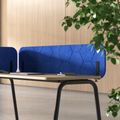 ROUND PET Akustik-Tischtrennwand | 1180-1780 mm, über 20 Farben