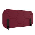 ROUND PET Akustik-Tischtrennwand Seitenblende | 680-780 mm, über 20 Farben