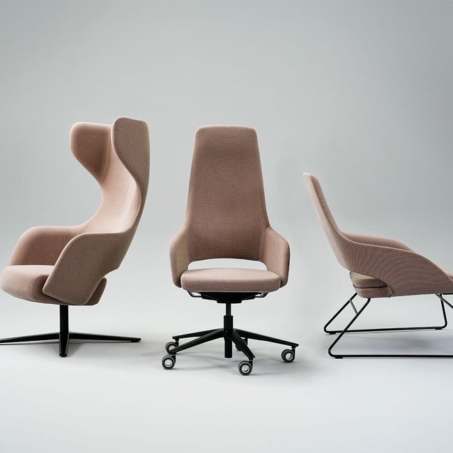 SANDIE Lounge-Sessel | Stahldrahtrahmen, integrierte Armlehnen