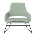 SANDIE Lounge-Sessel | Stahldrahtrahmen, integrierte Armlehnen